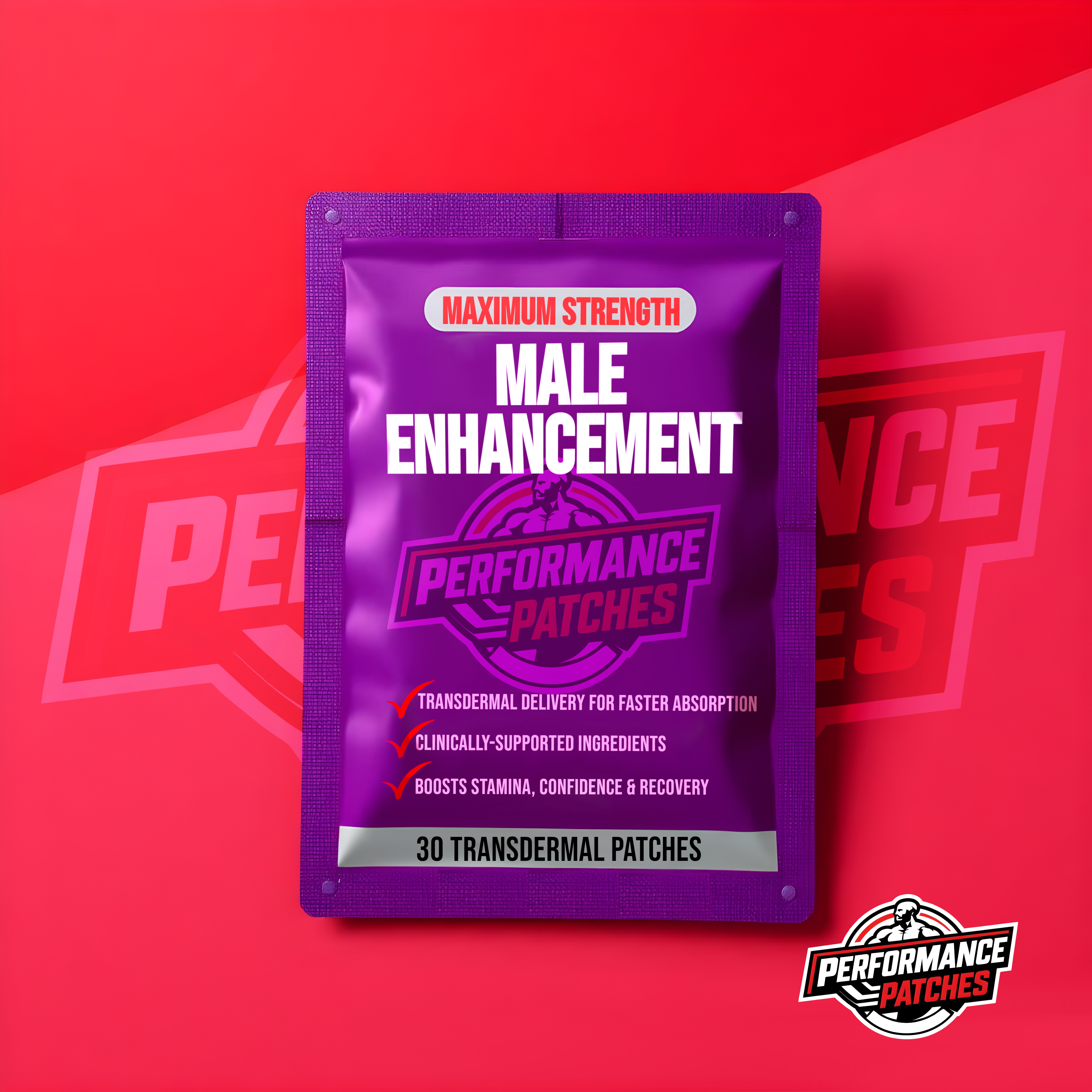 Mens energy improvement patches
